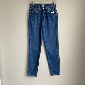 BDG High Waist Mom Straight Leg Tapered Jeans 24 NWT